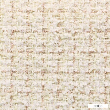  ツイード パールショルダー ボタン ミックスチェック セパレート フレアミニドレス