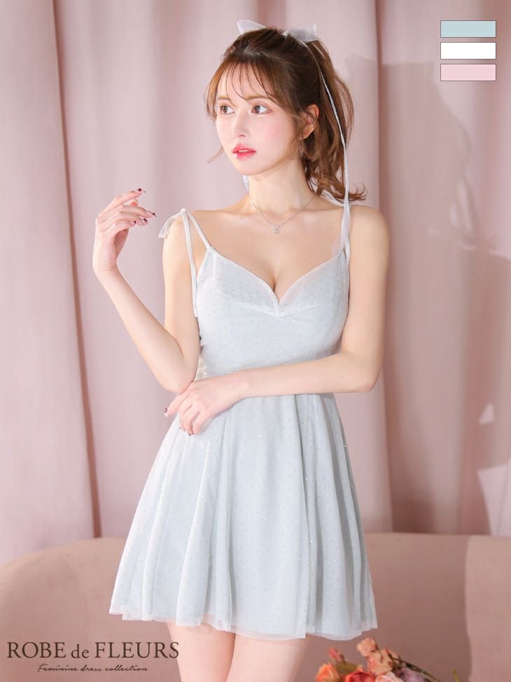 SALE【ROBEdeFLEURS/ローブドフルール】ラメニット キャミソール
