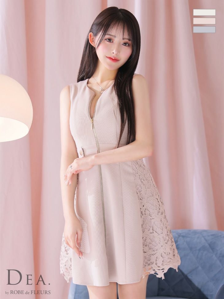 SALE【DEA.by ROBE de FLEURS/ディア】サイドレース ノースリーブ