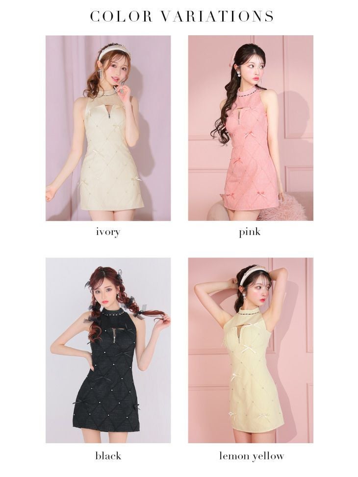 ROBEdeFLEURS/ローブドフルール】セクシー バレエコア ジップデザイン