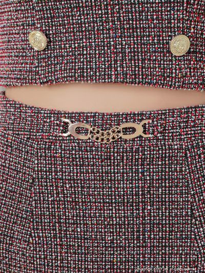 キャバドレス an アン かわいい セクシー 襟付き マーメイド セットアップ 半袖 ツイード タイトミニドレス