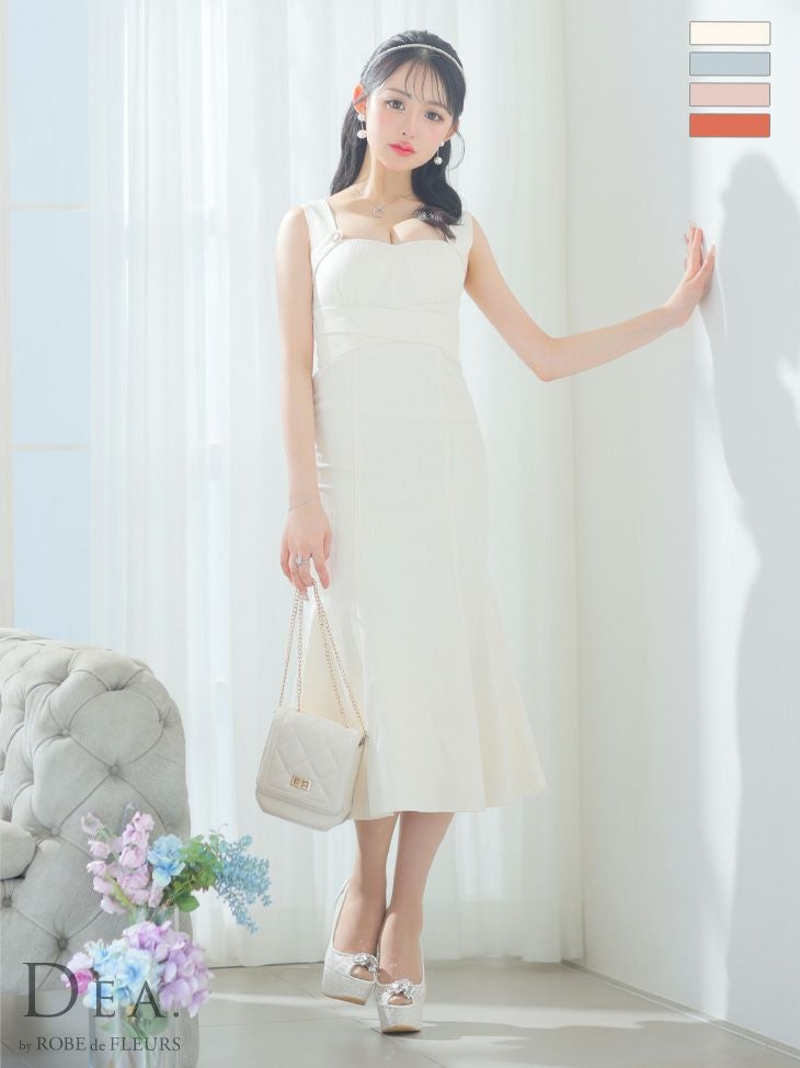 SALE【DEA.by ROBE de FLEURS/ディア】ウエストクロス リブニット