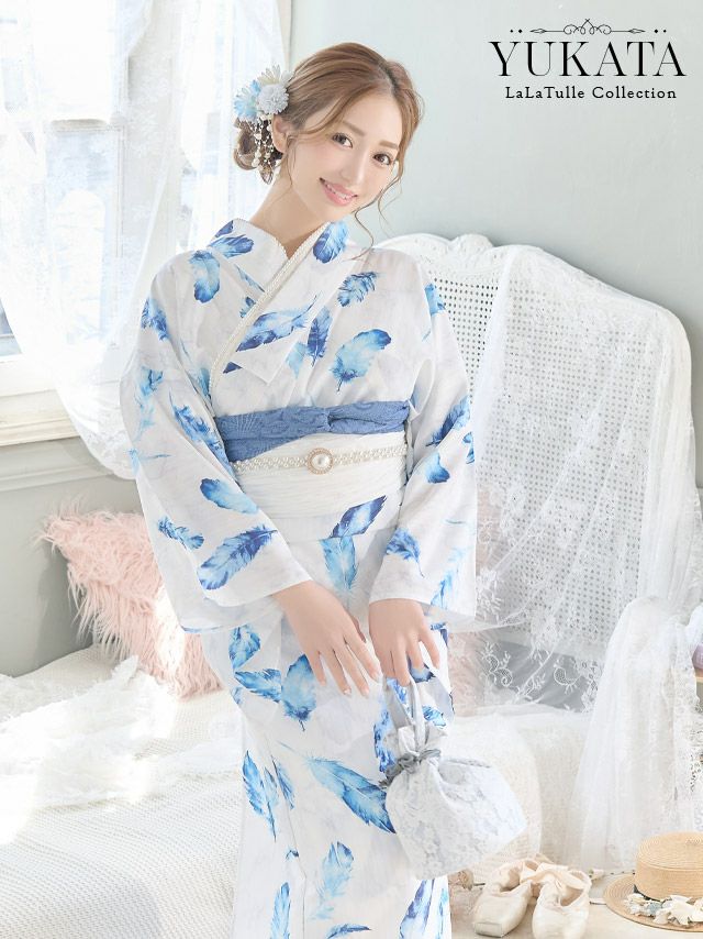 青系の浴衣｜LaLaTulle(ララチュール)[公式]