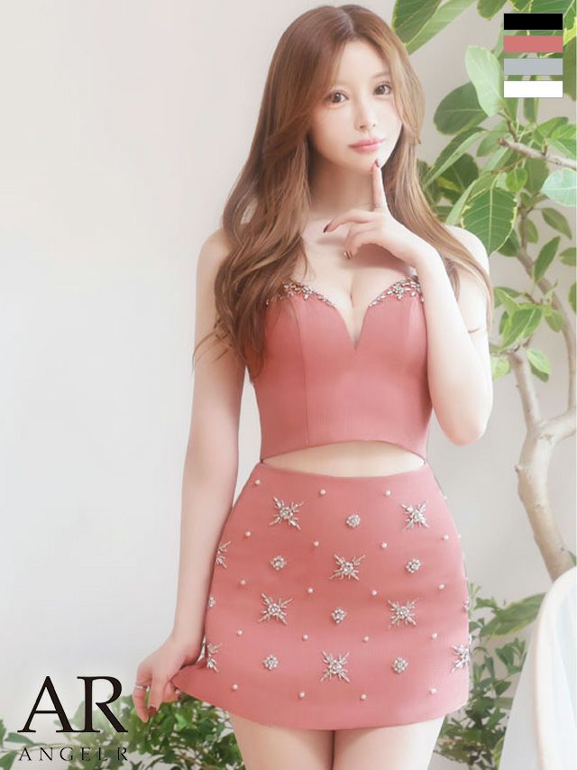 Angel R/エンジェルアール】ビジュー セットアップ キャミソール