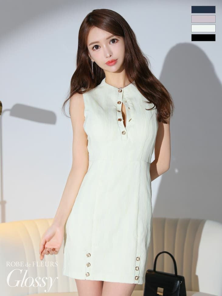 SALE【Glossy by ROBE de FLEURS/グロッシー】セクシー ノースリーブ