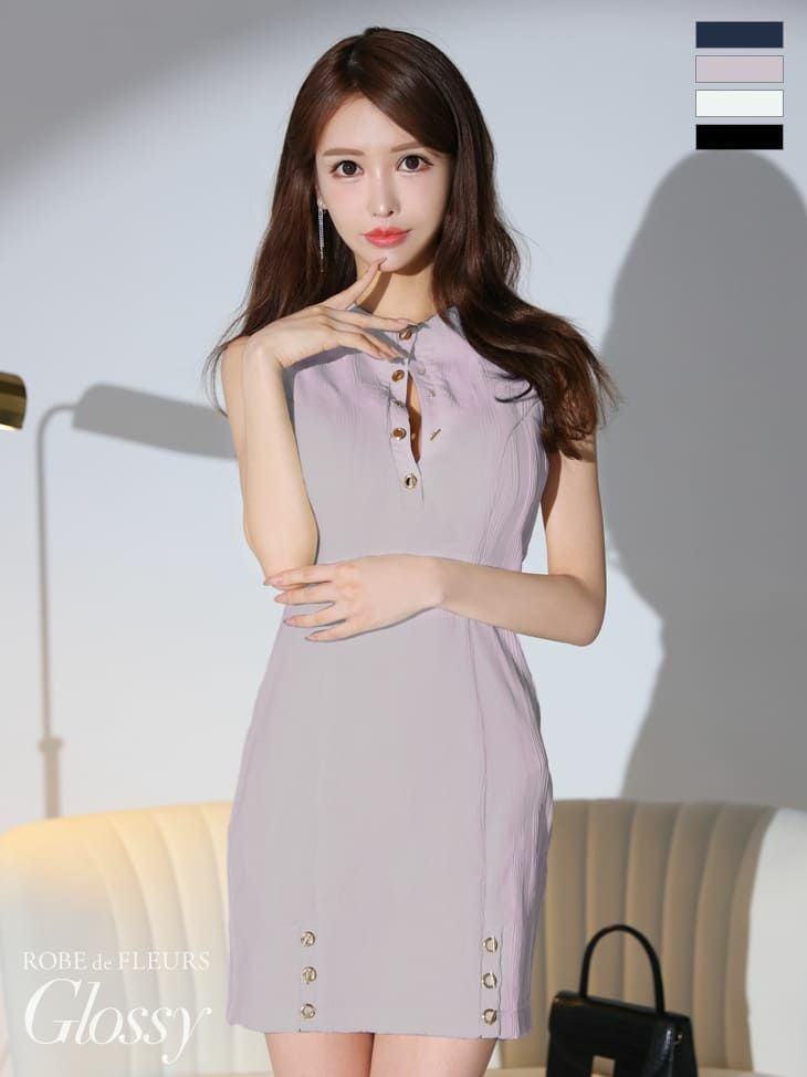 ROBE de FLEURS Glossy ノースリーブデザインセット SALE【Glossy by ROBE de FLEURS/グロッシー】セクシー ノースリーブ