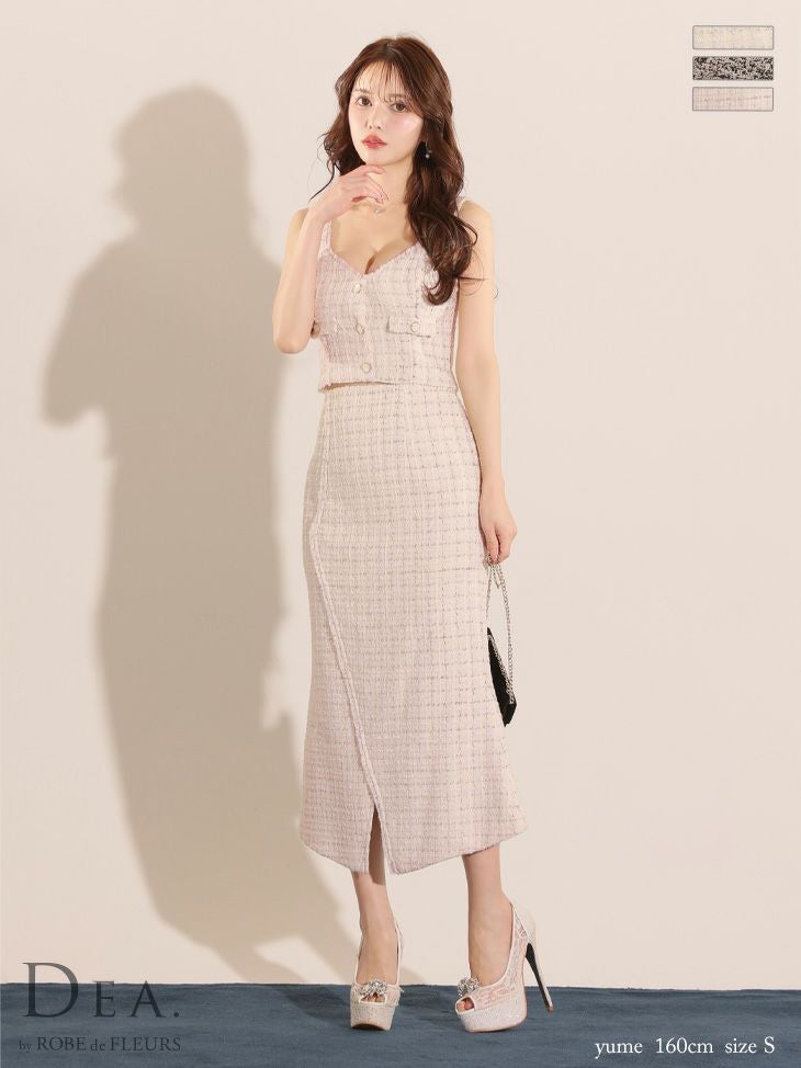 SALE【DEA.by ROBE de FLEURS/ディア】ダブルボタン サマーツイード