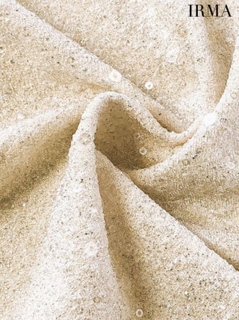 キャバドレス ブランド 前ファスナー スパンコール キャミ タイトミニドレス