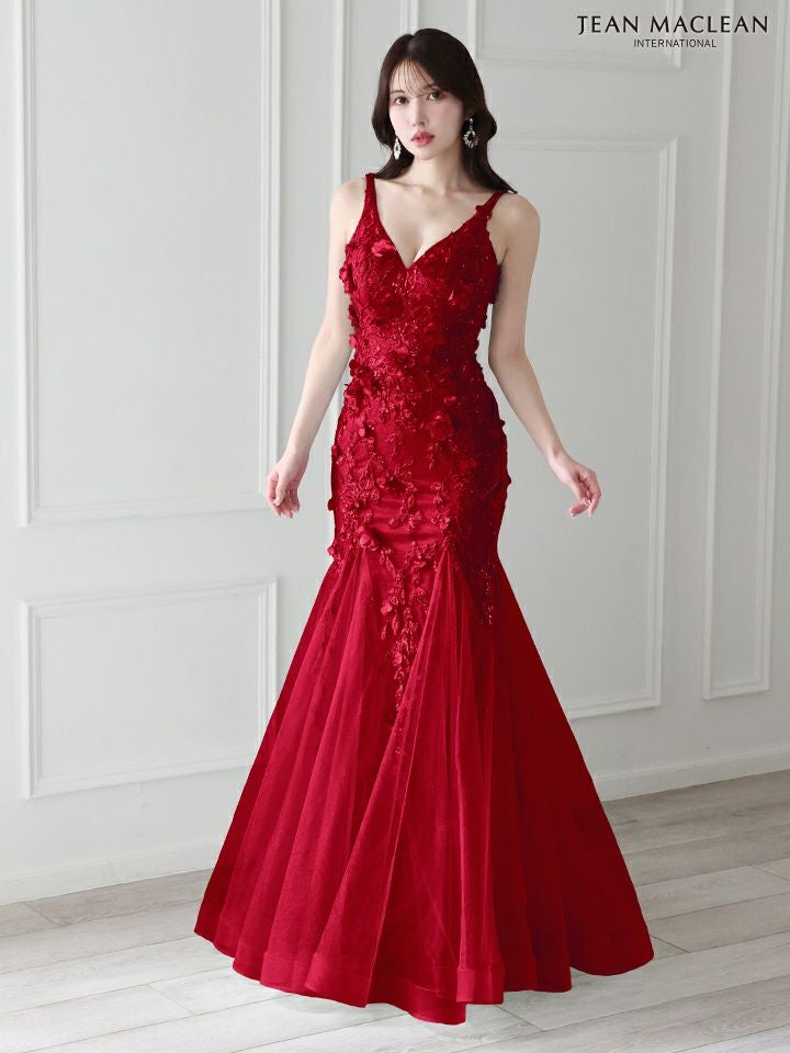 JEANMACLEAN/ジャンマクレーン】キャミソール フラワー チュール