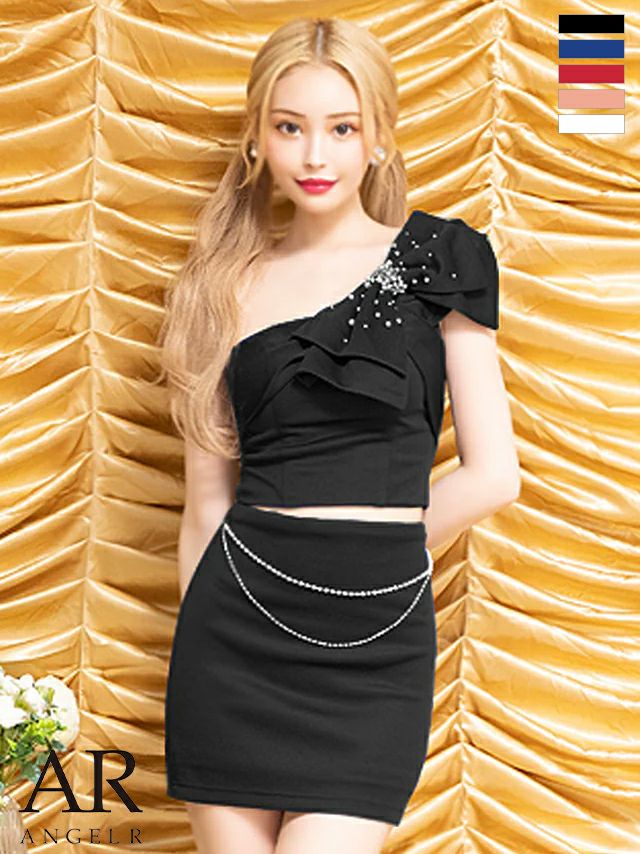 SALE【Angel R/エンジェルアール】セットアップ ビッグリボン パール