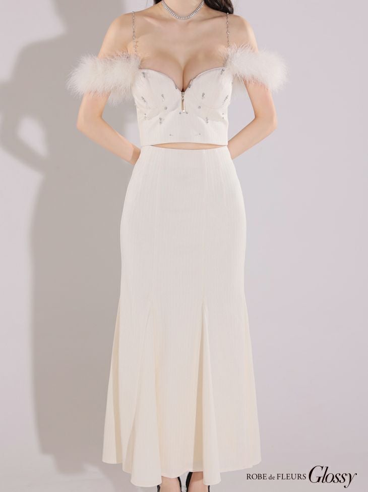 SALE【Glossy by ROBE de FLEURS/グロッシー】セクシー オープンバスト