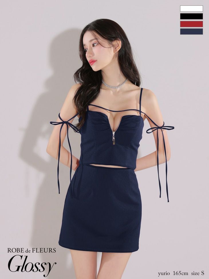 SALE【Glossy by ROBE de FLEURS/グロッシー】ダブルポイントリボン