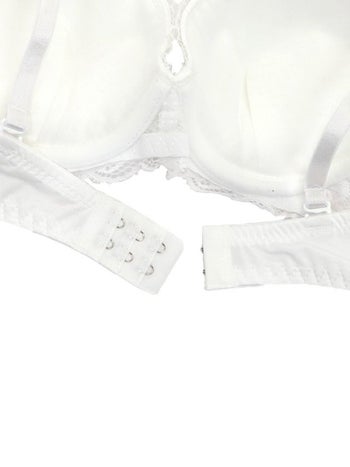 勝負下着 ゴージャス刺繍 レース ブラジャー＆ショーツ 2点セット