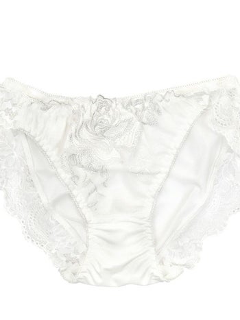 勝負下着 エレガント刺繍 レース ブラジャー＆ショーツ 2点セット