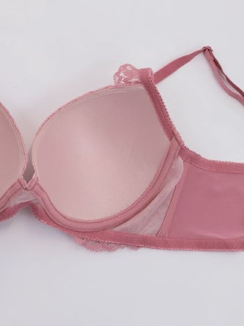 勝負下着 総レース 脇高 ブラジャー＆ショーツ 2点セット