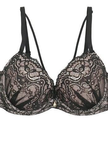 勝負下着 クロスコード レース ブラジャー＆ショーツ 2点セット