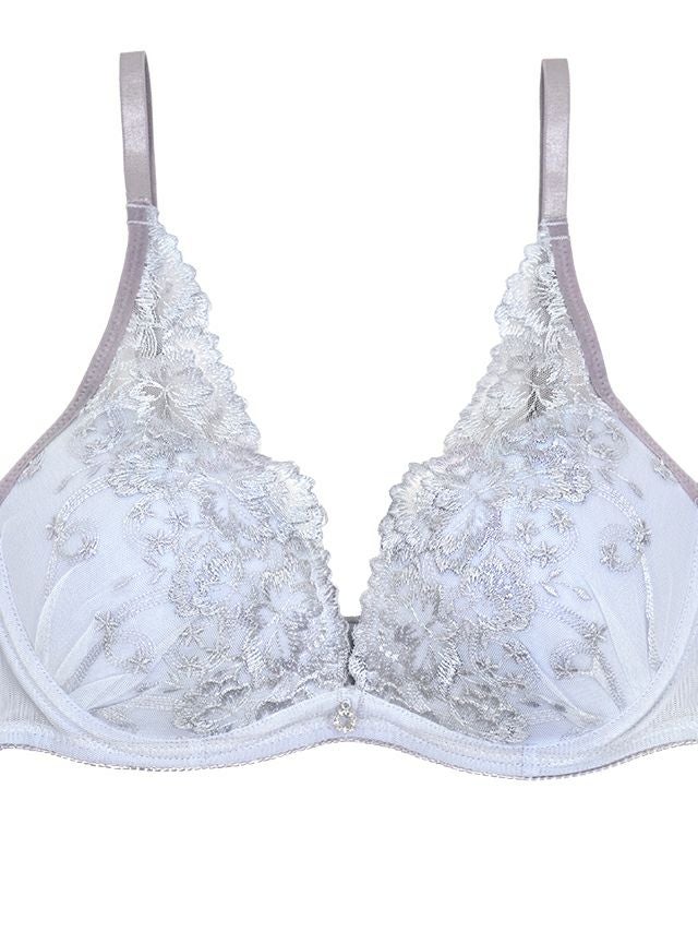 勝負下着 コードデザイン フラワーレース ブラジャー＆ショーツ 2点セット