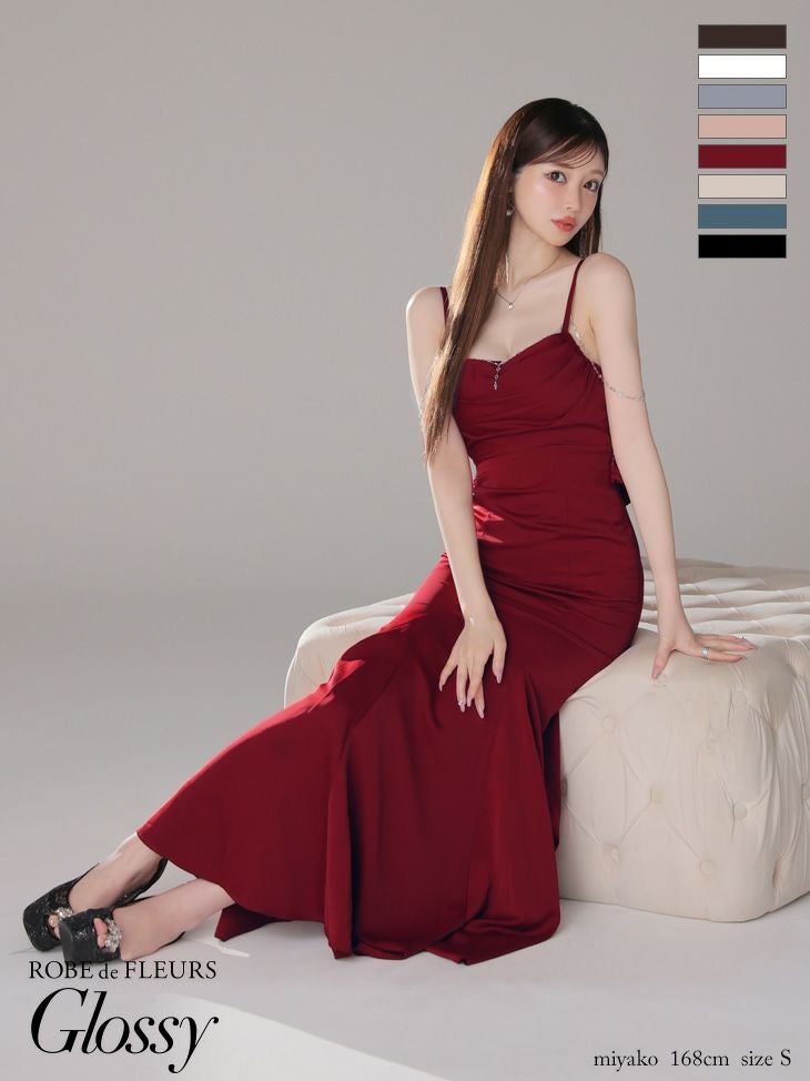 Glossy by ROBE de FLEURS/グロッシー】セクシー オープンバスト 