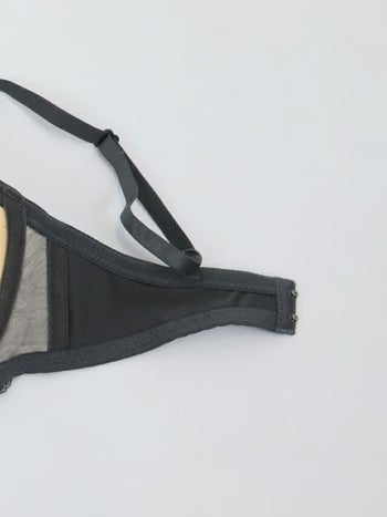 勝負下着 カットアウトデザイン　レース　ブラジャー＆ショーツ 2点セット