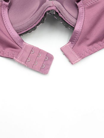 勝負下着 エンブロイダリーレース ビジュー ブラジャー＆ショーツ 2点セット