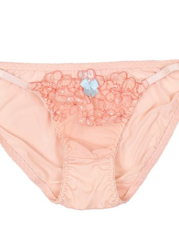 勝負下着 フラワーチュール コードデザイン ブラジャー＆ショーツ 2点セット