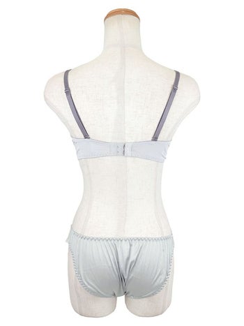 勝負下着 チュール フラワーレース ブラジャー＆ショーツ 2点セット