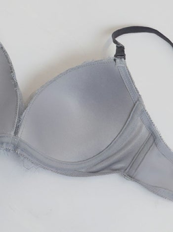 勝負下着 チュール フラワーレース ブラジャー＆ショーツ 2点セット