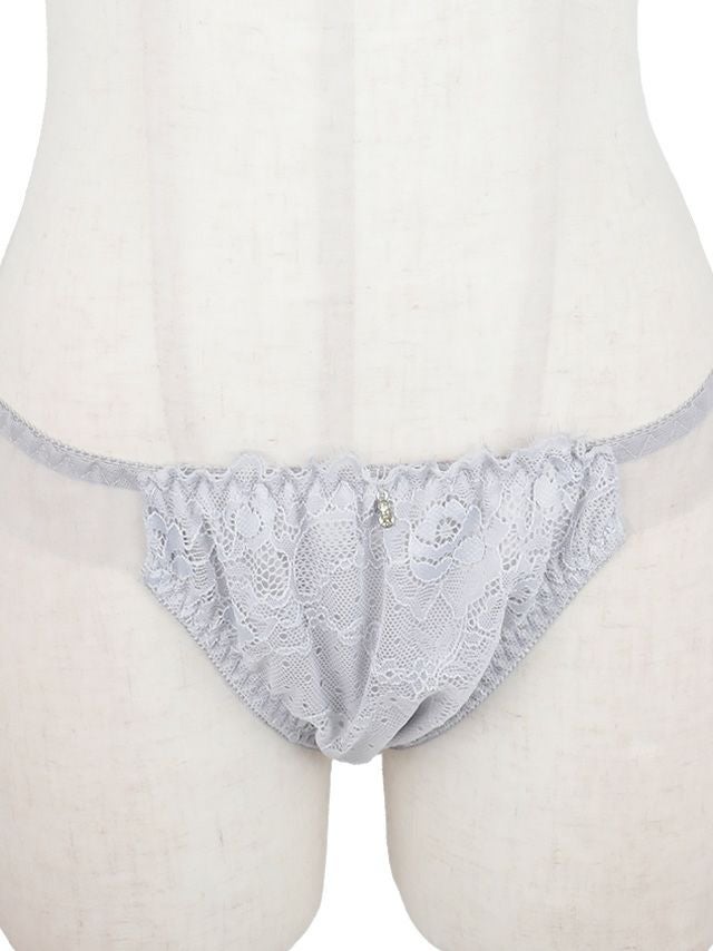 勝負下着 チュール フラワーレース ブラジャー＆ショーツ 2点セット