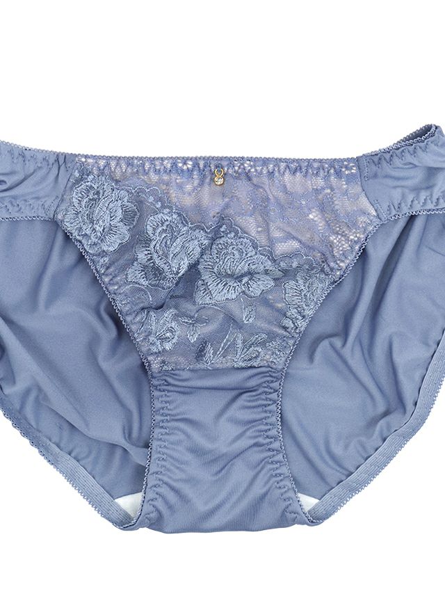 勝負下着】ビジュー フラワーレース ブラジャー＆ショーツ 2点セット
