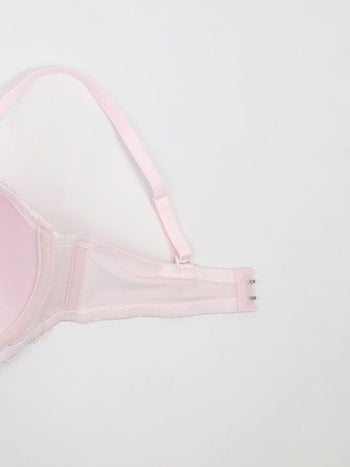 勝負下着 フラワー刺繍 フリル ブラジャー＆ショーツ 2点セット