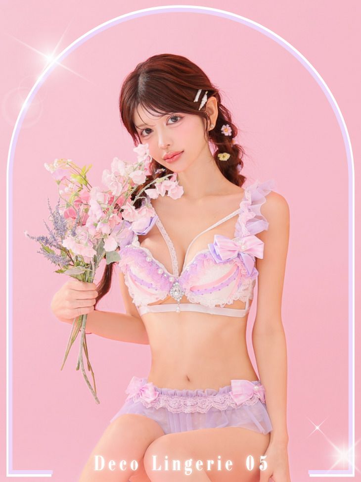 勝負下着】【Deco Lingerie/デコランジェリー】レース パール
