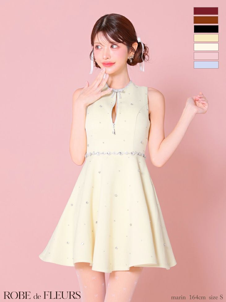 予約商品【8月中旬入荷予定】【ROBEdeFLEURS/ローブドフルール】ジップ