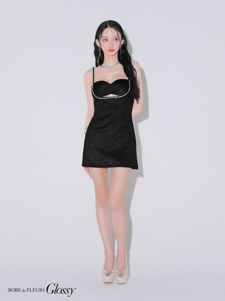 SALE【Glossy by ROBE de FLEURS/グロッシー】セクシー オープンバスト