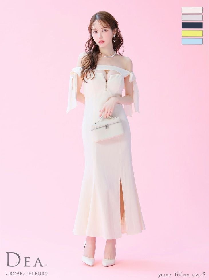 オフショルダー ロングドレス | LaLaTulle by Tika