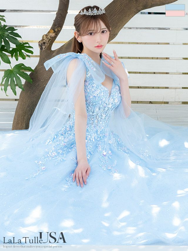 LaLaTulle USA/インポート】バストシースルー ノースリーブ フラワー