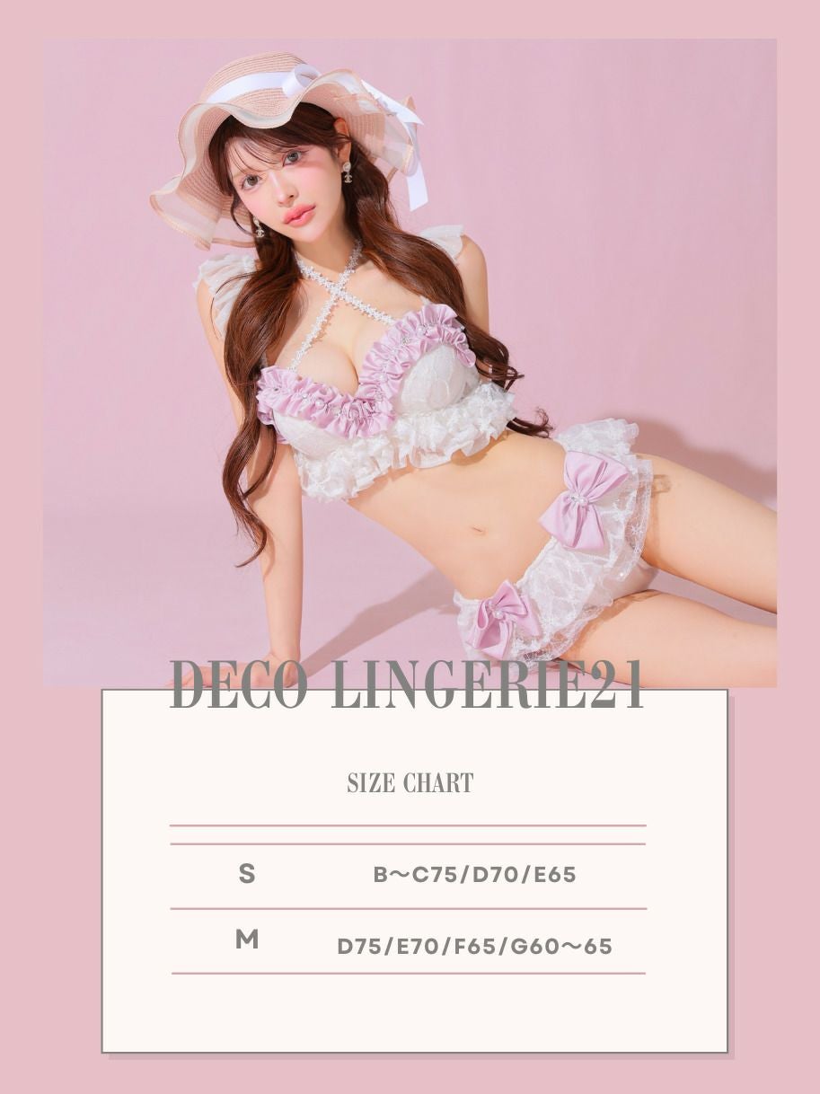 【水着】Deco Lingerie ROBEdeFLEUR Sサイズ 予約商品【6月中旬入荷予定】【水着】【Deco Lingerie/デコ