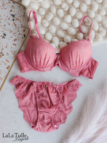 勝負下着　総レース ビジューチャーム ランジェリー セット