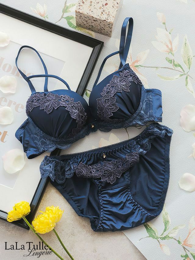 勝負下着 クロスコード レース シースルー カップ ブラジャー＆ショーツ 2点セット