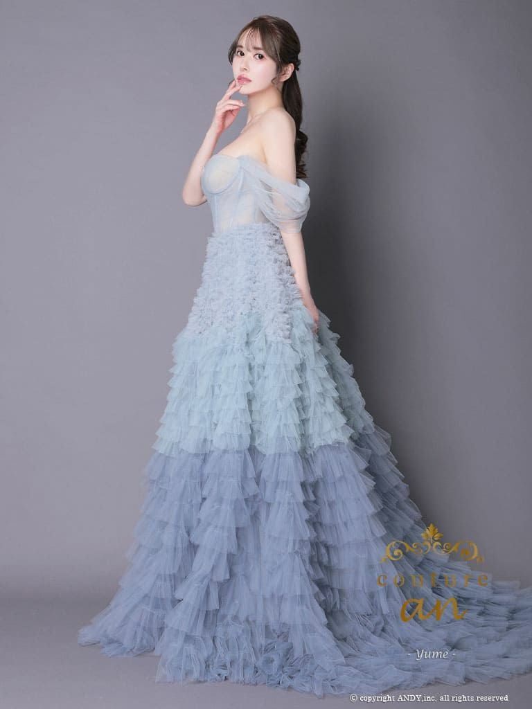 couture an/クチュール アン】オフショルダー シフォン フリル