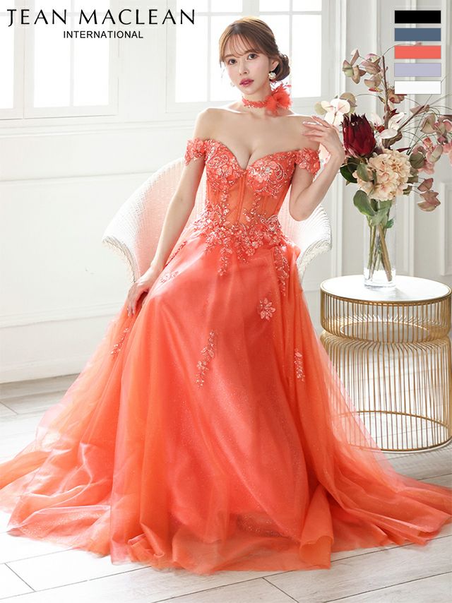 オフショルダー ロングドレス | LaLaTulle by Tika