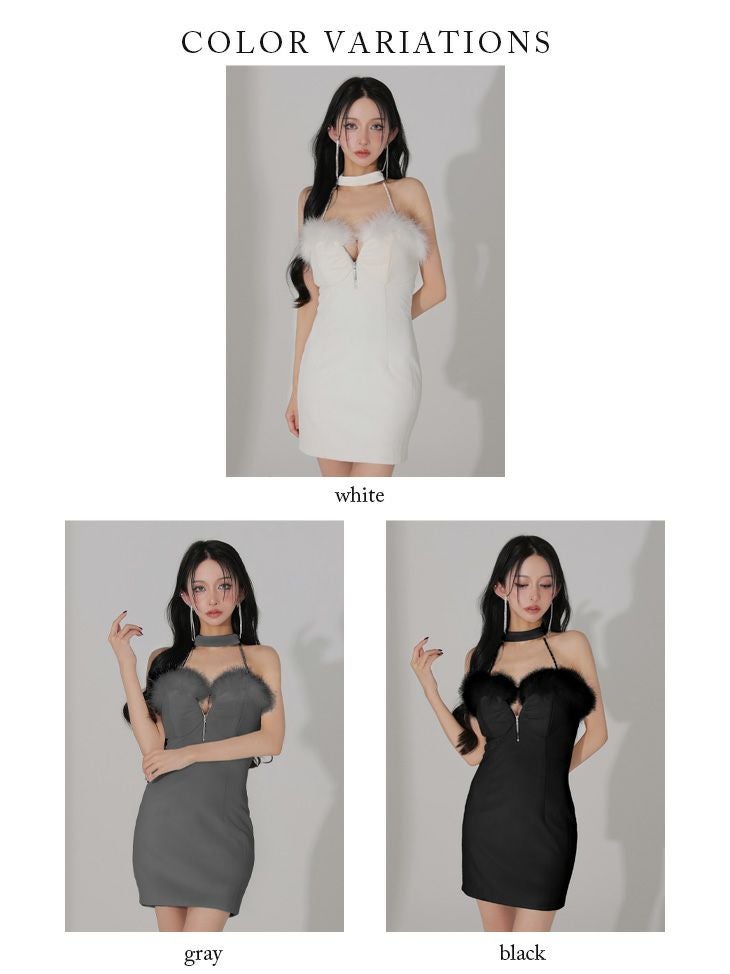 Glossy by ROBE de FLEURS/グロッシー】セクシー ホルターネック