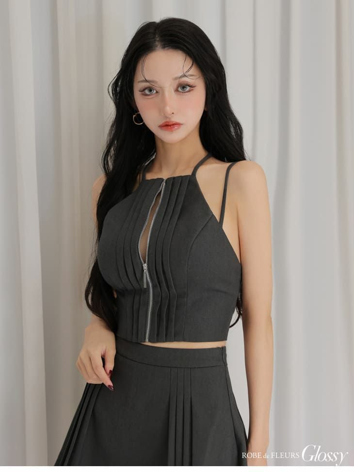 Glossy by ROBE de FLEURS/グロッシー】セクシー ホルターネック