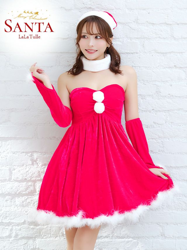 ピンクのサンタコスプレ｜LaLaTulle(ララチュール)[公式]
