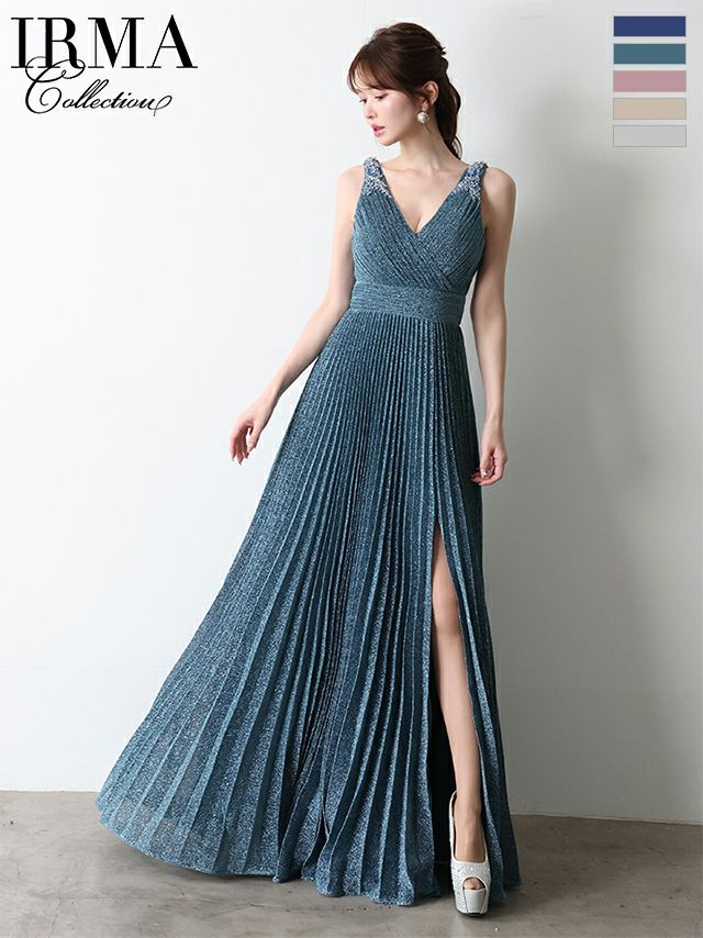 IRMA/イルマ】ワンショルダー カットアウト ビジュー ハイウエスト