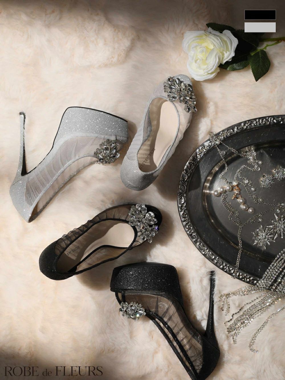 予約商品【2月下旬入荷予定】【ROBEdeFLEURS/ローブドフルール】ジップ