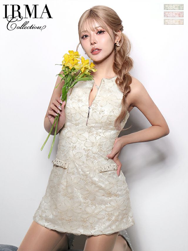 予約商品【3月中旬入荷予定】【IRMA/イルマ】ノースリーブ ジップ