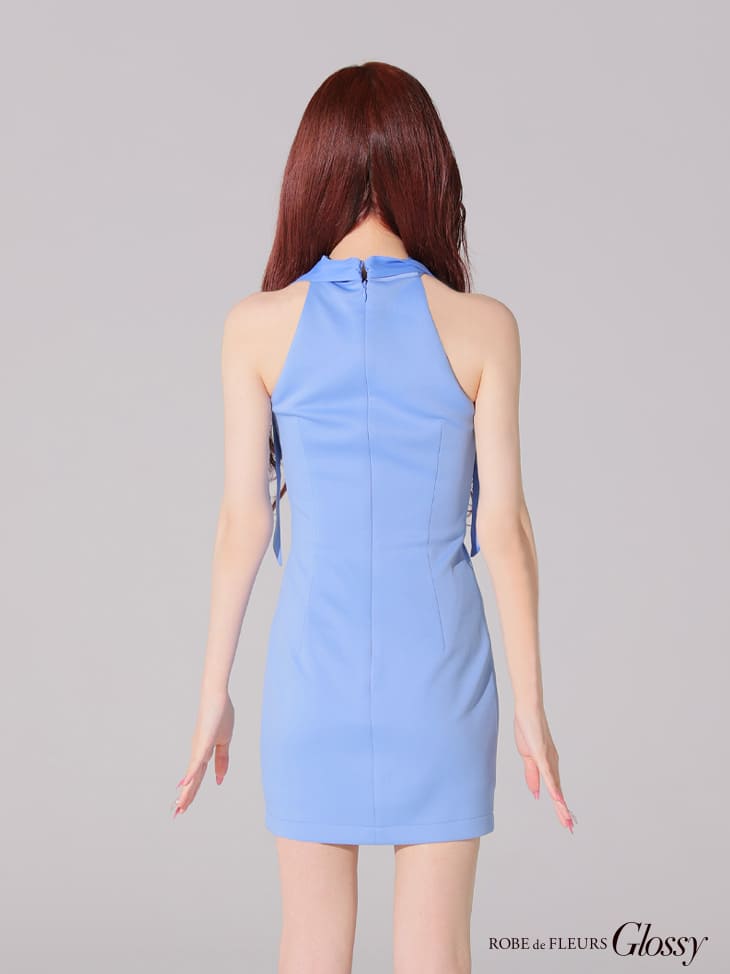 Glossy by ROBE de FLEURS/グロッシー】ジップデザイン チョーカー風