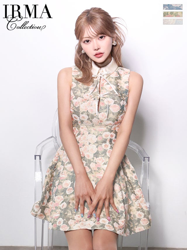 予約商品【6月中旬入荷予定】【IRMA/イルマ】襟付き ノースリーブ