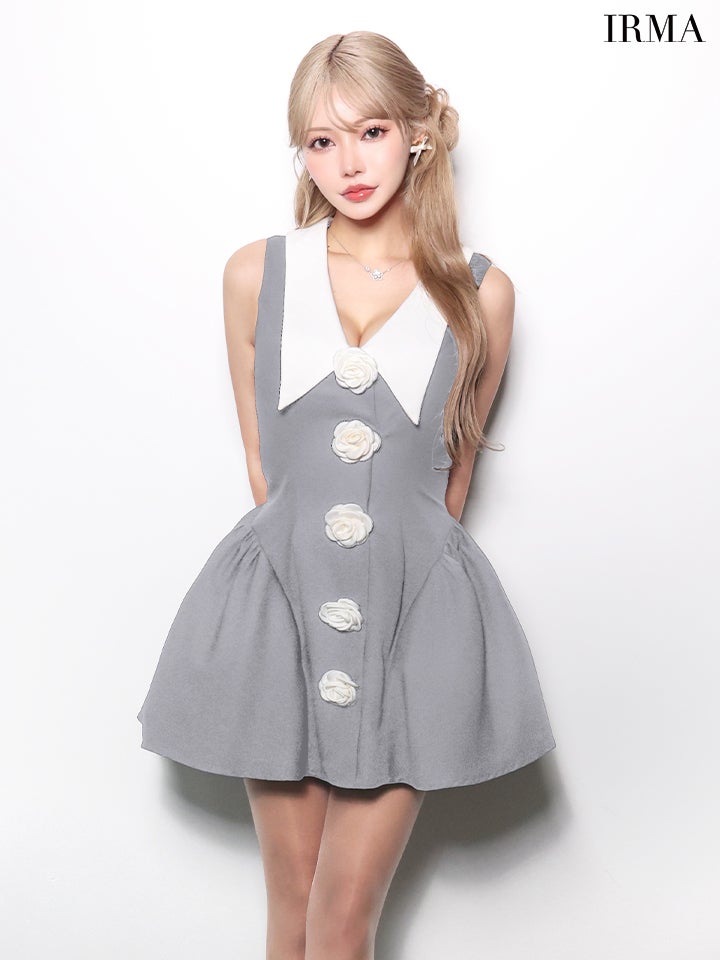予約商品【8月中旬入荷予定】【IRMA/イルマ】立体フラワーモチーフ