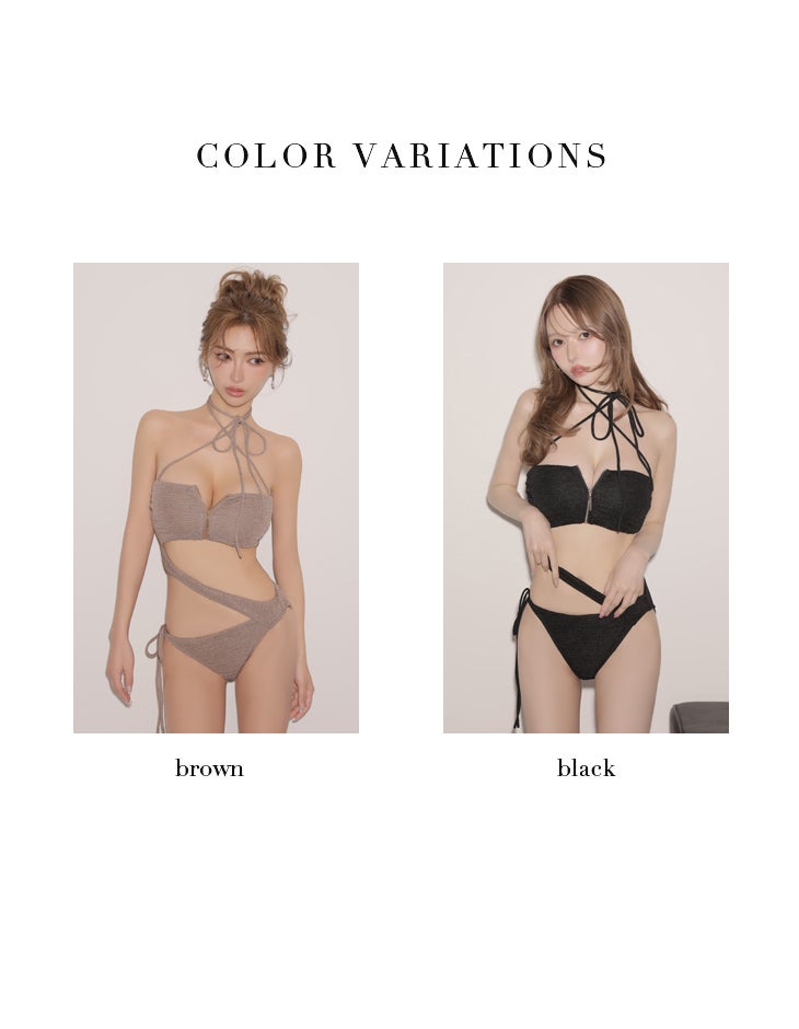 水着】【Glossy by ROBE de FLEURS/グロッシー】クロスコード カット